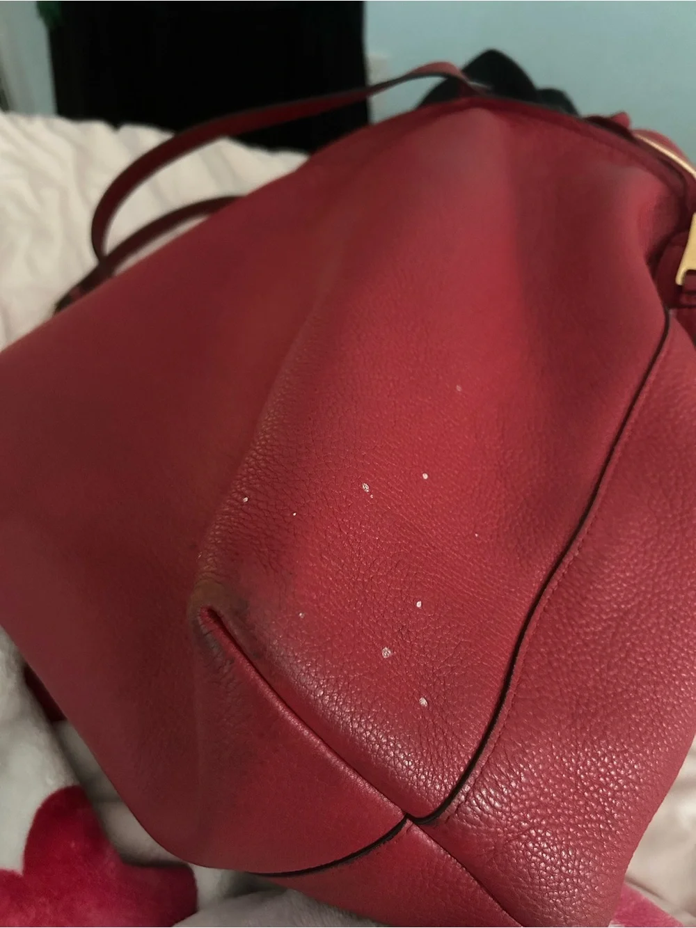 Prada Red Leather Tote